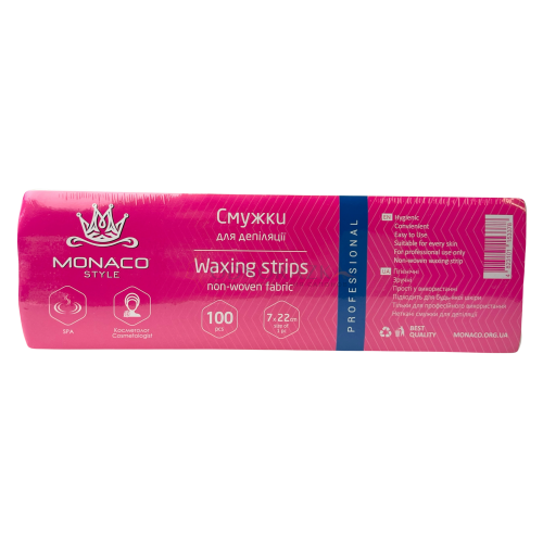 Смужки для депіляції (100 шт.) ТМ “Monaco Style”